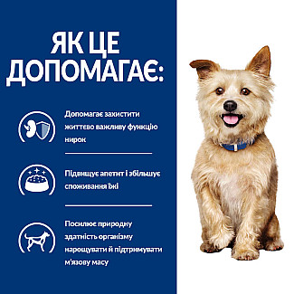 Сухой корм Hill's Prescription Diet k/d для собак для поддержания функции почек, с курицей(СРОК 09/2026), 1.5 кг