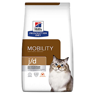 Сухой корм для кошек уход за суставами Hill’s Prescription Diet j/d с курицей, 1.5 кг
