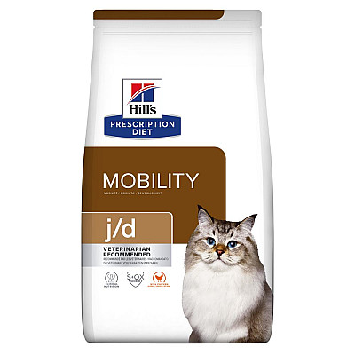 Сухий корм для котів догляд за суглобамив Hill’s Prescription Diet j/d з куркою