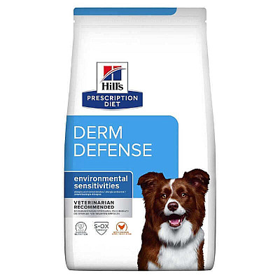 Сухий корм Hill’s Prescription Diet Derm Defense при атопічному дерматиті у собак, з куркою