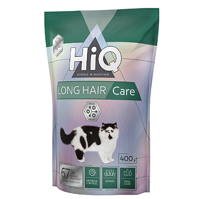 Сухий корм HiQ LongHair care для дорослих довгошерстних котів