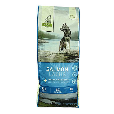 Сухой корм для собак Isegrim River Adult Salmon with Berries с лососем, ягодами и дикорастущими травами