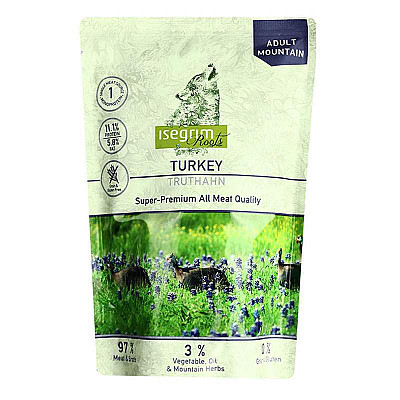 Консерви для собак Isegrim Pouch Roots Turkey Monoproteinмонопротеїновий з індичкою для дорослих собак