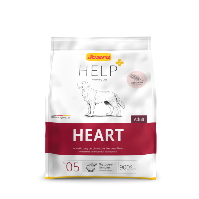 Дієтичний корм для дорослих собак для підтримки серцевої функції у разі хронічної серцевої недостатності Josera Help + Veterinary Diet Heart Dog з домашньою птицею