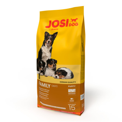 Сухий корм для цуценят, вагітних та годуючих собак JosiDog Family