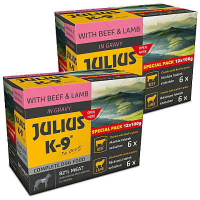 Консерви для собак Julius K-9 Special Pack 2in1 Beef & Lamb 100 г