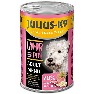 Консерва гіпоалергенна для собак JULIUS-K9 ягня та рис