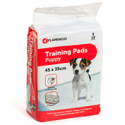 Flamingo Training Pads Puppy ФЛАМІНГО одноразова пелюшка для цуценят S 10шт