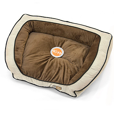 K&H Bolster Couch лежак для собак кофейный