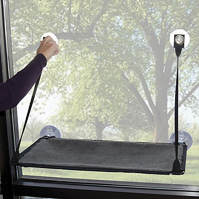 K& H Ez Mount Window Kitty Sill спальне місце на вікно для котів