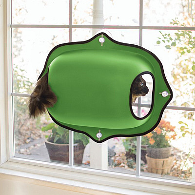 K& H EZ Mount Window Pod спальне місце-будиночок на вікно для котів