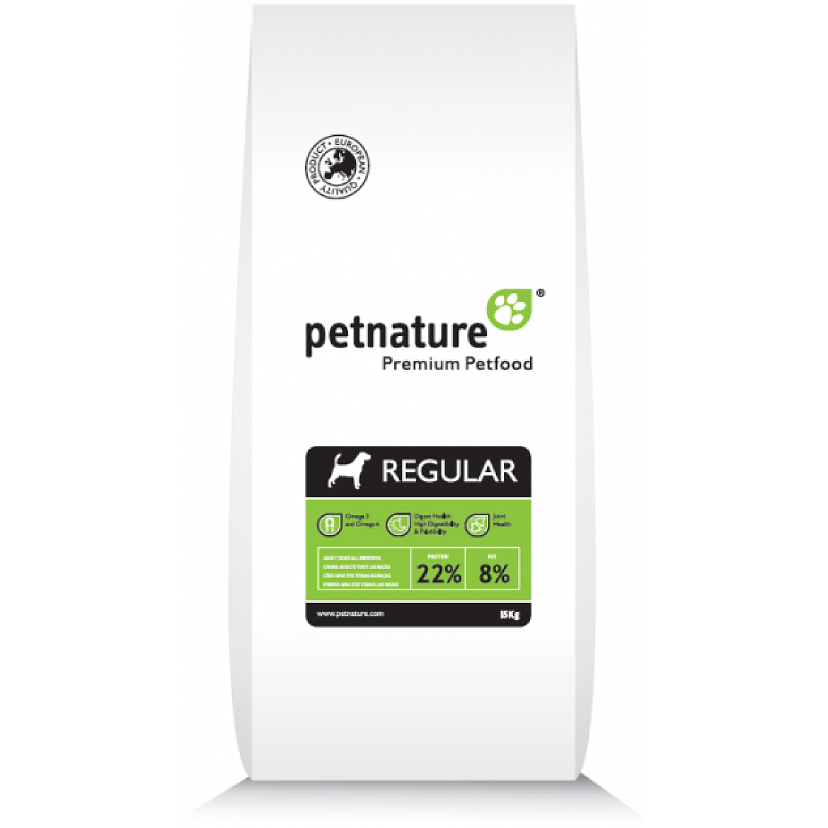 PET NATURE Збалансований сухий корм для дорослих собак всіх порід «Регуляр», 3 кг