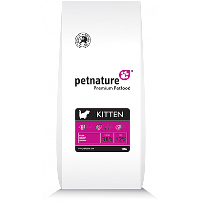 PET NATURE Сбалансированный сухой корм для котят
