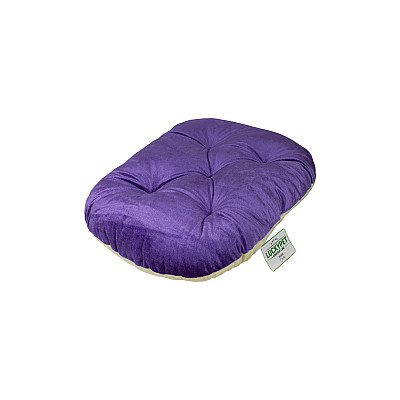 Лежак-подушка Lucky Pet Зефір №2 Фіолетово-кремовий