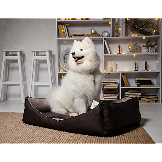 Лежак Lucky Pet Тоби Коричневый, 45х50х18