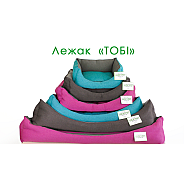 Лежак Lucky Pet Тоби Коричневый, 45х50х18