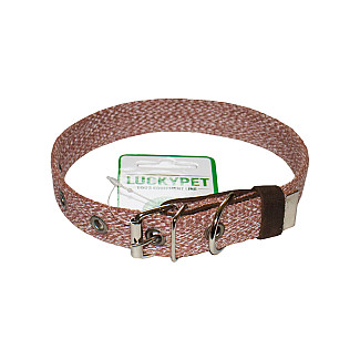 Lucky Pet Нашийник 20мм (30-40) "MELANGE" одинарний, Коричневий