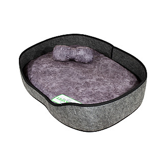 Лежак Цезар №4 Lucky Pet фіолетово-сірий, 46x62x12 см