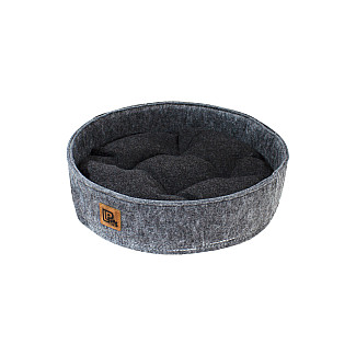 Lucky Pet лежанка Дольче круглий № 3 45х11 см, Сірий