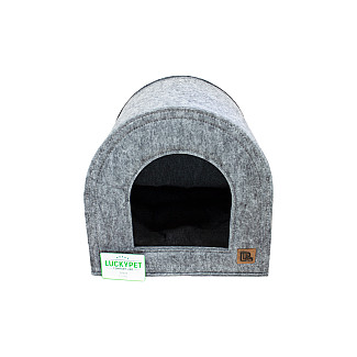 Будиночок-хатинка Lucky Pet  Опера, Сірий № 3, 45х45х45 см