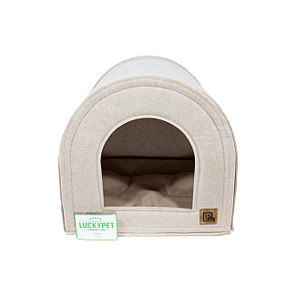 Будиночок-хатинка Lucky Pet Опера, Бежевий  № 4, 55х55х55 см