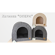 Будиночок-хатинка Lucky Pet Опера, Білий № 2, 40х40х40 см