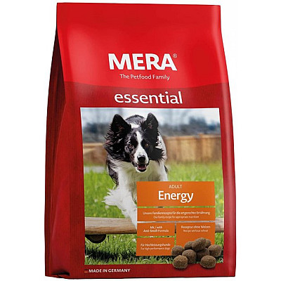  Сухий корм для собак Mera Essential Energy  з підвищеним рівнем активності з птахом