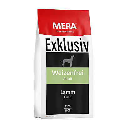 Сухий корм для собак MERA EX weizenfrei аdult lamm  з ягням беззерновий