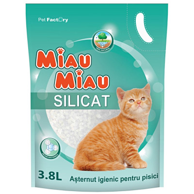 MIAU MIAU Наповнювач для котячого туалету силікагелевий