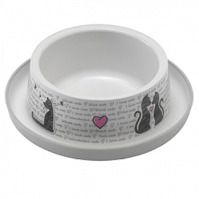 Moderna Trendy Dinner №1 cats in love миска для котів, 350 мл, d-16 см