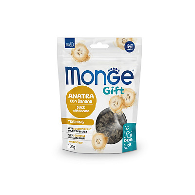 Лакомство для собак Monge Gift Dog Training утка с бананом