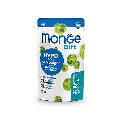 Лакомство для собак MONGE GIFT ENERGY TOPPING HYPO DOG WITH MICROALGA