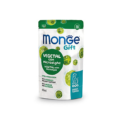 Лакомство для собак MONGE GIFT ENERGY TOPPING VEGETAL DOG WITH MICROALGAE