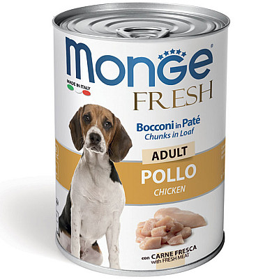 Вологий корм MONGE DOG FRESH консерва курка