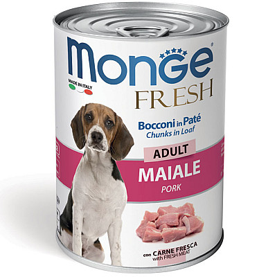 Вологий корм MONGE DOG FRESH консерва свинина