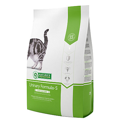 Дієтичний корм Natures protection URINARY FORMULA-S для котів, що знижує можливість повторення утворення струвітного каменю