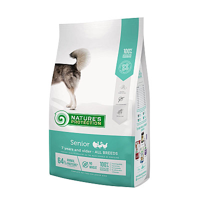 Сухий корм Natures protection SENIOR DOG для дорослих собак всіх порід від 7 років
