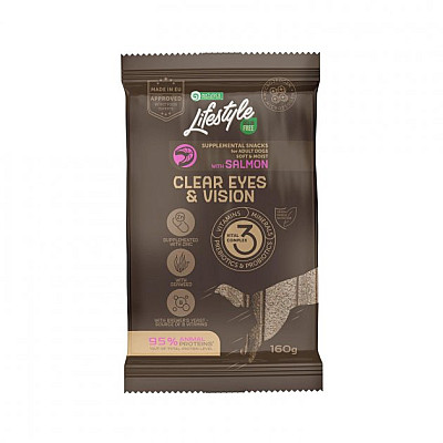 Беззерновое лакомство Nature's Protection Lifestyle Grain Free Salmon Clear Eyes & Vision с лососем для активных взрослых собак всех пород