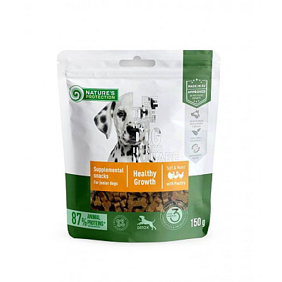 Лакомство Nature's Protection Poultry Healthy Growth с мясом птицы для щенков