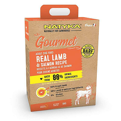 Сухой корм для собакNatyka Gourmet Lamb & Salmon с ягненком и лососем