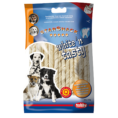 Жувальні палички Nobby StarsSnack White'n Tasty