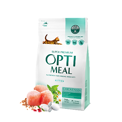 Сухой корм для котят Optimeal Kittens с курицей