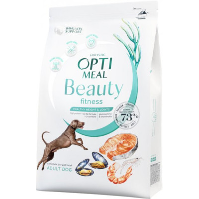Беззерновий сухий корм на основі морепродуктів для  для собак Optimeal Dog Beauty Fitness Healthy Weight & Joints
