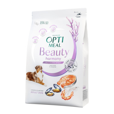 Сухий корм на основі морепродуктів Optimeal Dog Beauty Harmony Mild Calming Effect для собак