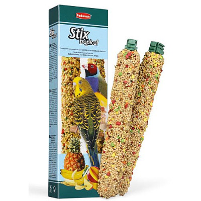 Padovan STIX TROPICAL Дополнительный корм для волнистых попугаев и маленьких экзотических птиц
