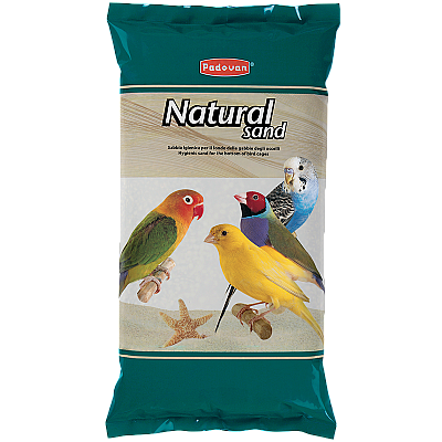 Padovan  Natural Sand Гигиенический кварцевый наполнитель для птичьей клетки