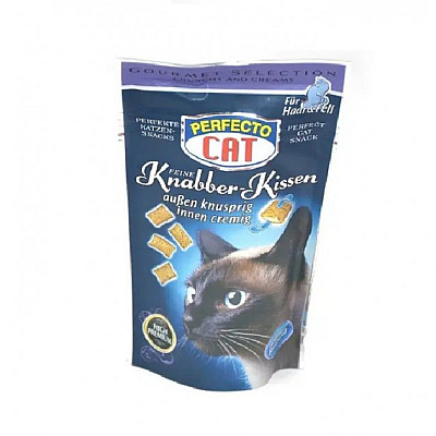 Ласощі Perfecto Cat Feine Knabber Kissen Haar&Fell для шкіри та шерсті для котів