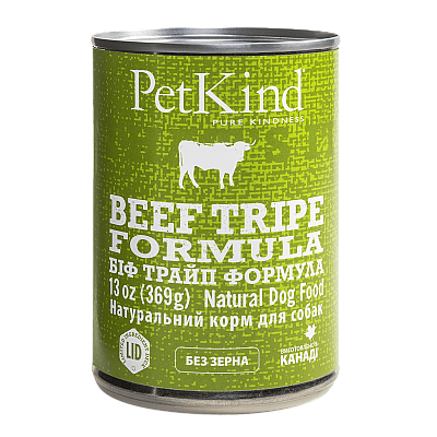 Вологий консервований корм PETKIND BEEF TRIPE FORMULA для собак 369 г
