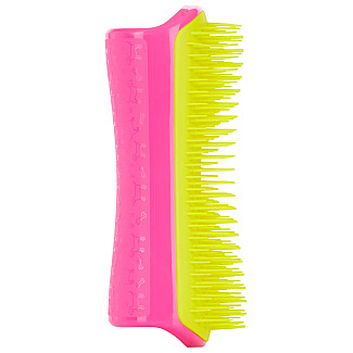 Щітка для розплутування шерсті собаки Pet Teezer Detangling&Grooming, Pink/Yellow