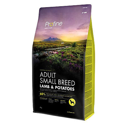 Сухий корм для дорослих собак малих порід Profine ADULT SMALL BREED Lamb and POTATOES з ягням і картоплею